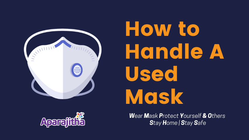 Disposal of Used Mask during corona pandemic